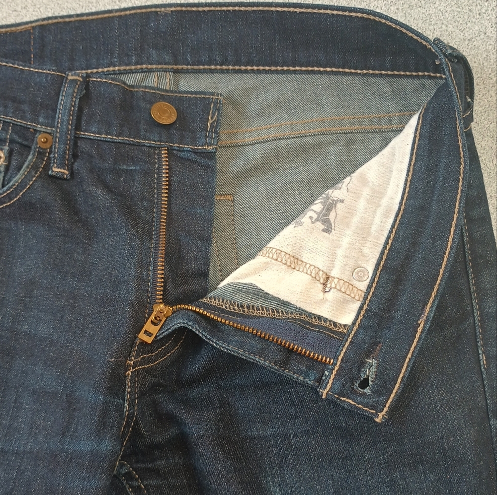 Levi's 511 31x34 Dark Blue Skinny Jeans - Picture 7 of 10